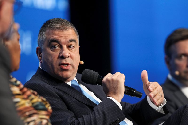 &copy; Reuters. David Bossie, Donald Trump's deputy campaign manager and political activist, speaks during the SALT conference in Las Vegas, Nevada, U.S. May 18, 2017.  REUTERS/Richard Brian