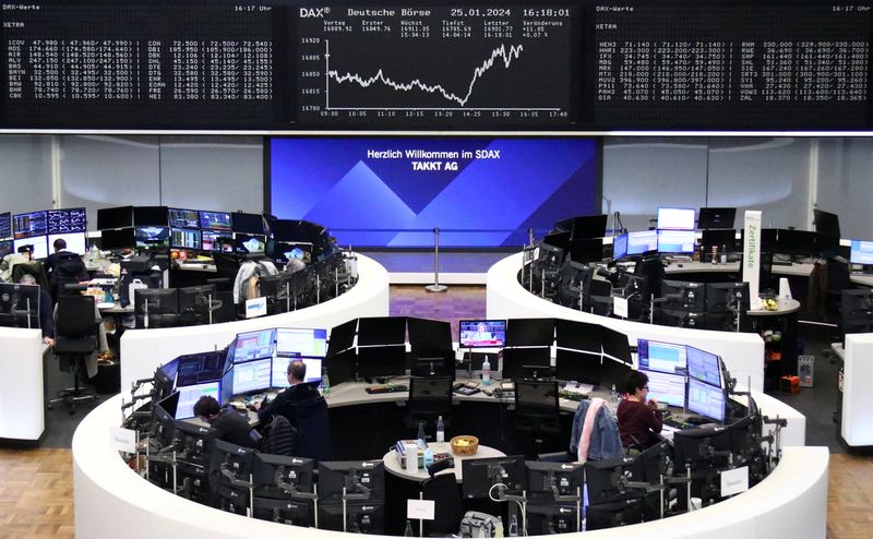 European shares rise on strong results from LVMH, Remy Cointreau