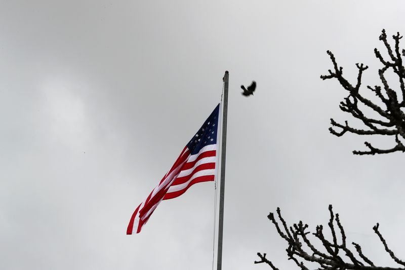 &copy; Reuters. العلم الأمريكي يرفرف في صورة من أرشيف رويترز.