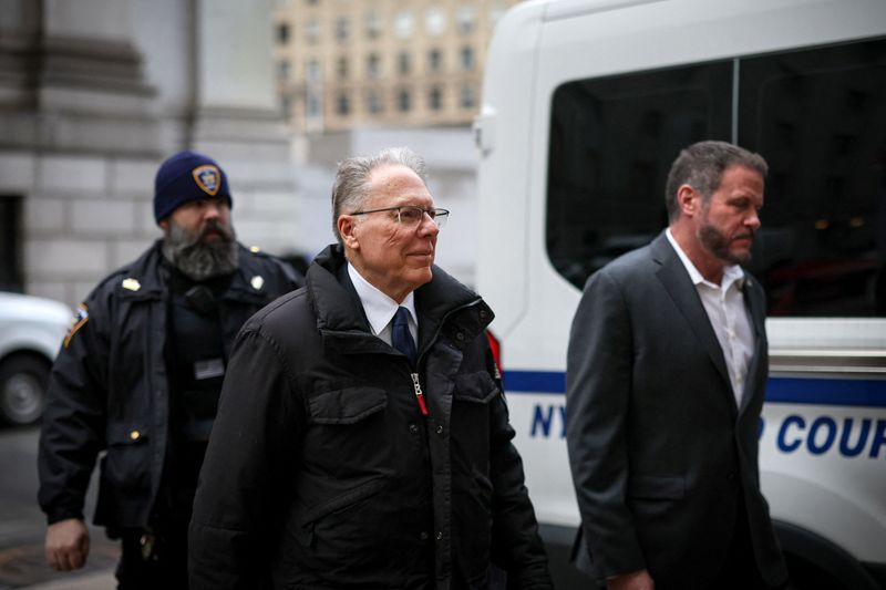 Ex-NRA chief LaPierre defends spending in graft trial testimony