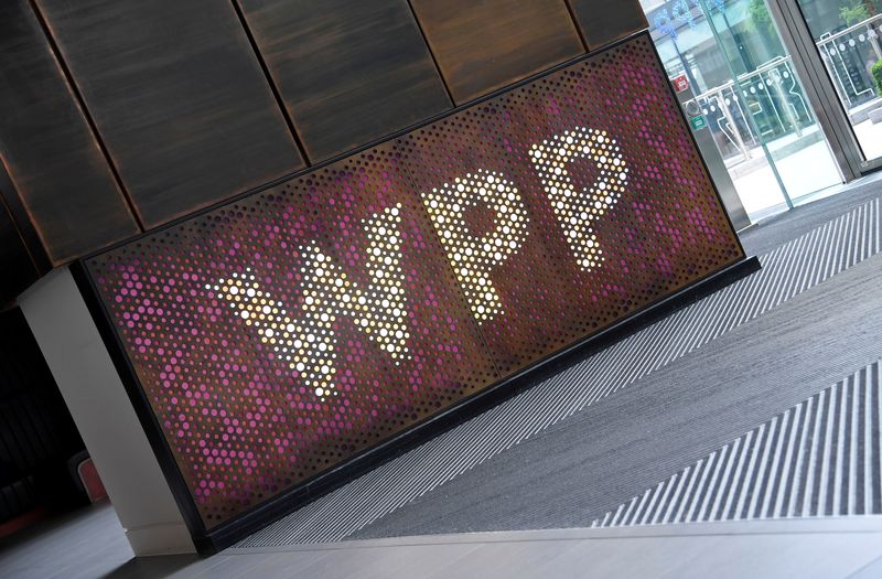 &copy; Reuters. Branding signage for WPP, the largest global advertising and public relations agency at their offices in London, Britain, July 17, 2019. REUTERS/Toby Melville