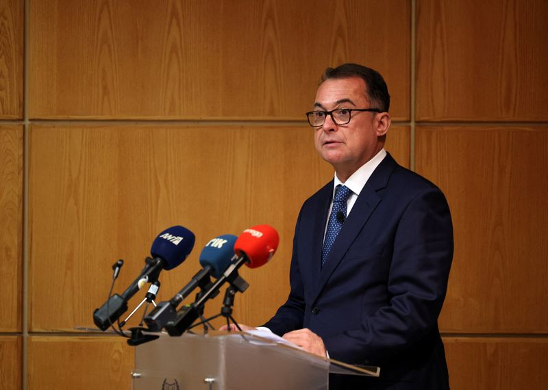 &copy; Reuters. Joachim Nagel, President of the Deutsche Bundesbank speaks at an event in Central Bank of Cyprus in Nicosia, Cyprus November 28, 2023. REUTERS/Yiannis Kourtoglou/ File photo