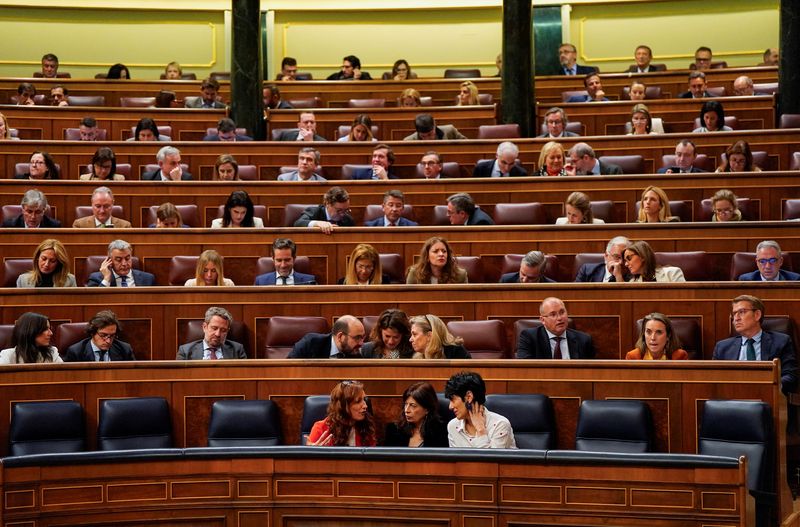 &copy; Reuters. Parlamento espanhol debate projeto de anistia
30/01/2024
REUTERS/Ana Beltran