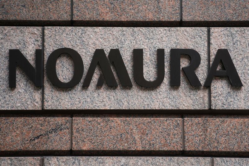 &copy; Reuters. A Nomura logo is pictured at their office in the Manhattan borough of New York City, New York, U.S. June 23, 2017.   REUTERS/Carlo Allegri