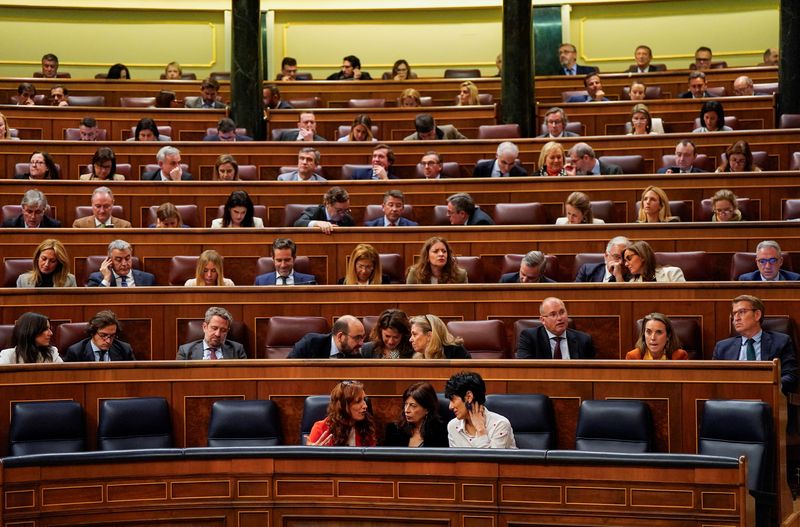 &copy; Reuters. Debate sobre el proyecto legislativo de aministía para los separatistas catalanes en el Congreso de los Diputados, Madrid, España, 30 de enero de 2024. REUTERS/Ana Beltran