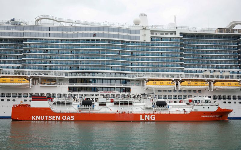 &copy; Reuters. سفينة مخصصة لنقل الغاز الطبيعي المسال في برشلونة بإسبانيا يوم 29 يناير كانون الثاني 2024. تصوير: ألبرت خيا - رويترز.
