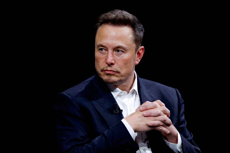 &copy; Reuters. Elon Musk, presidente-executivo da Tesla, Paris, França
16/06/2023
REUTERS/Gonzalo Fuentes 