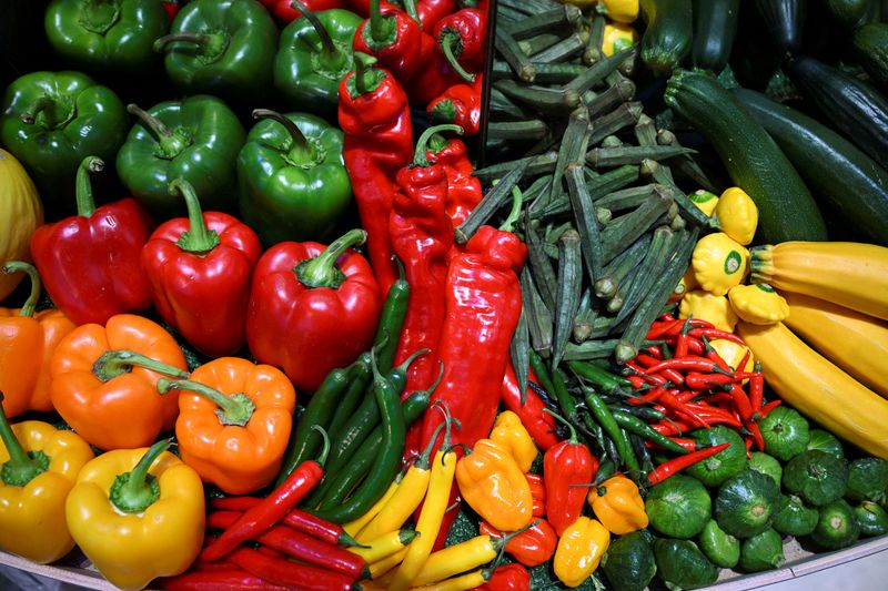 &copy; Reuters. FILE PHOTO: A view of the vegetables kept on display at the International Green Week agriculture fair in Berlin, Germany January 19, 2024. REUTERS/Annegret Hilse/File Photo