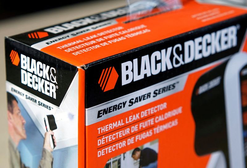 &copy; Reuters. FILE PHOTO: A Black & Decker tool is seen in Golden, Colorado January 23, 2014.  Stanley Black & Decker Inc. will announce their Q4 and FY 2013 earnings on Friday.  REUTERS/Rick Wilking (UNITED STATES - Tags: BUSINESS)/File Photo