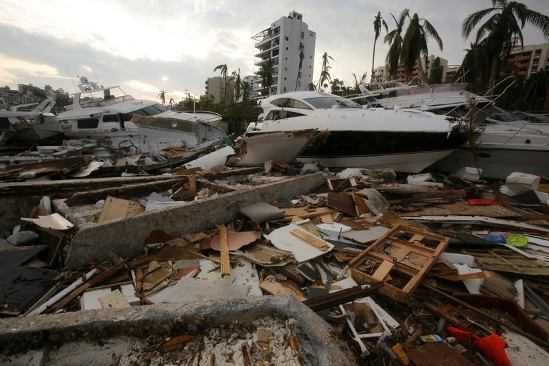 &copy; Reuters. Acapulco após passagem do furacão Otis
11/11/2023. REUTERS/Javier Verdin/File Photo
