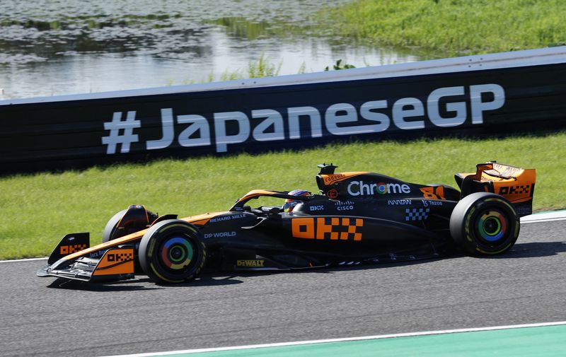 &copy; Reuters. FOTO DE ARCHIVO: Oscar Piastri de McLaren en acción durante el Gran Premio de Japón de la Fórmula Uno en el Circuito de Suzuka, en Suzuka, Japón. 24 de septiembre, 2023. REUTERS/Issei Kato/Archivo