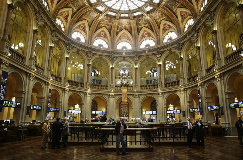 &copy; Reuters. La bourse de Madrid, en Espagne. /Photo prise le 7 octobre 2008/REUTERS/Susana Vera