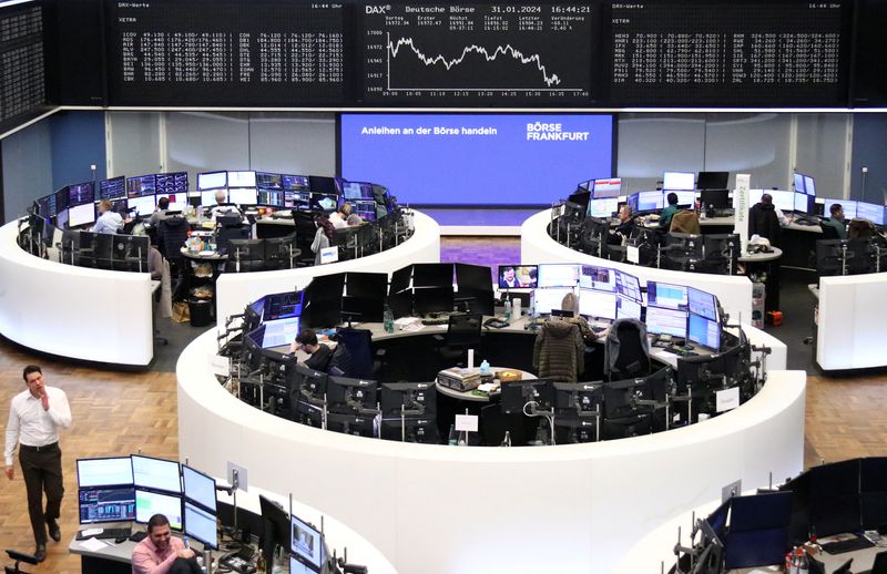 European shares inch higher on earnings boost