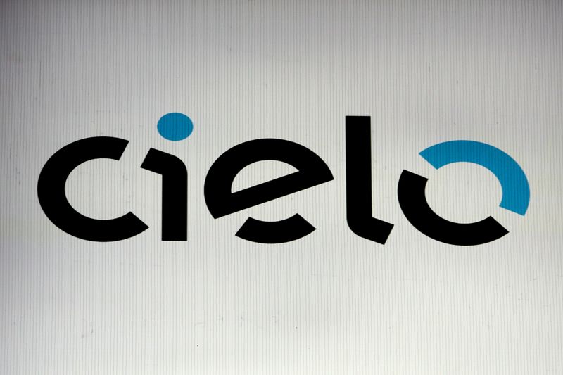 &copy; Reuters. The company logo for Cielo is displayed on a screen on the floor of Brazil's B3 Stock Exchange in Sao Paulo, Brazil, July 25, 2019. Picture taken July 25, 2019. REUTERS/Amanda Perobelli/File Photo