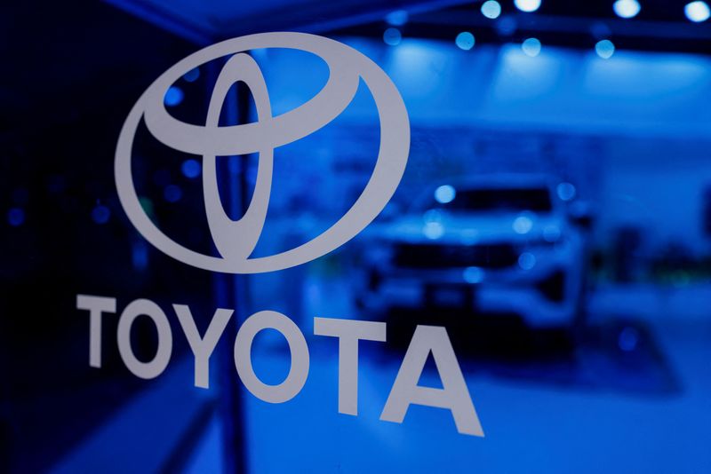 &copy; Reuters. Photo du logo de Toyota. /Photo prise le 1 février 2024 à New Delhi, Inde/REUTERS/Anushree Fadnavis