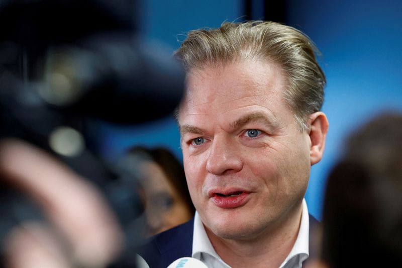 &copy; Reuters. Le chef de file du parti centriste néerlandais, Pieter Omtzigt. /Photo prise le 24 novembre 2023/REUTERS/Piroschka van de Wouw