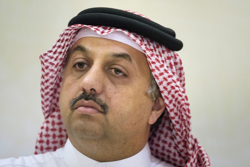 &copy; Reuters. وزير الدفاع القطري خالد بن محمد العطية في صورة من أرشيف رويترز.