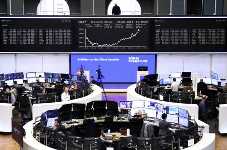 European shares flat as Deutsche Post's slide offsets earnings bump By Reuters