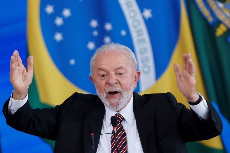 © Reuters. Presidente Luiz Inácio Lula da Silva no Palácio do Planalto
01/02/2024
REUTERS/Adriano Machado