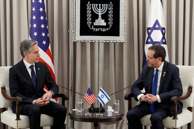 In Israel, Blinken pushes for pause in Gaza war to allow for aid, regional integration