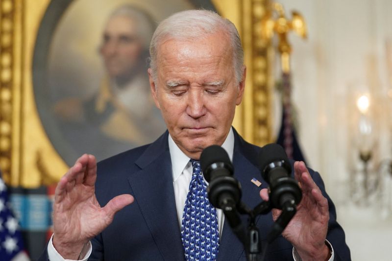 Biden says Gaza fighting 'over the top,' pushing for a pause