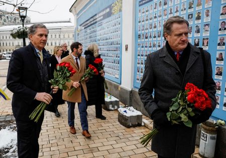 In Kyiv, bipartisan US Congress delegation vows to get Ukraine aid through By Reuters