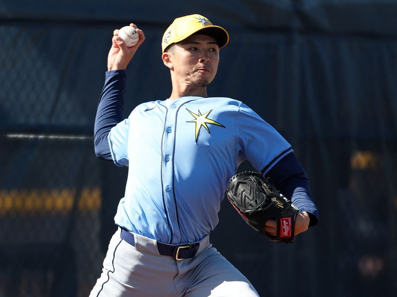 &copy; Reuters. 　ＭＬＢのレッドソックスは２８日、上沢直之投手がメジャーに昇格することを発表した。米フロリダ州ポートシャーロットで２月撮影（２０２４年　ロイター/USA TODAY Sports）