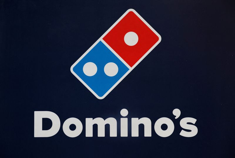 &copy; Reuters. Le logo de Domino's Pizza. /Photo prise le 4 juillet 2023/REUTERS/Adnan Abidi