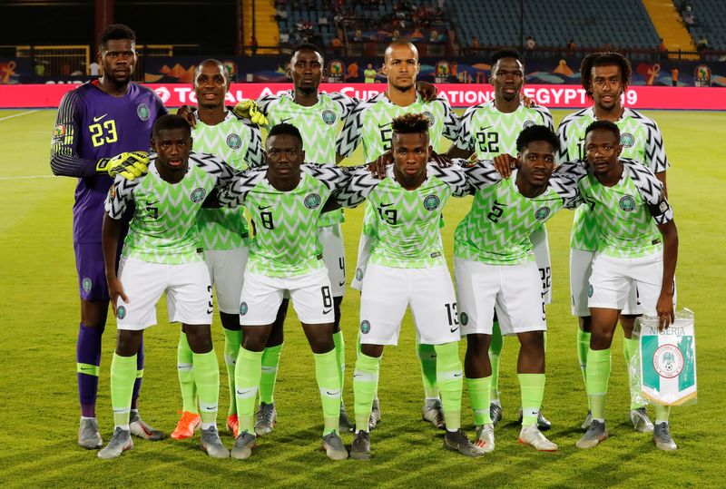 &copy; Reuters. منتخب نيجيريا الأول لكرة القدم في صورة من أرشيف رويترز.