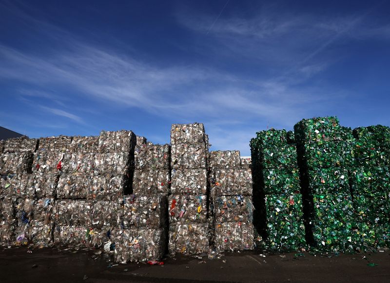 &copy; Reuters. Le site d'une usine de recyclage de déchets plastiques à Willebroek, Belgique. /Photo prise le 14 mars 2024/REUTERS/Yves Herman