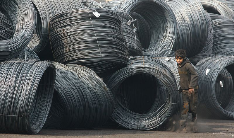&copy; Reuters. Produtos de aço na China
28/01/2011
REUTERS/Ajay Verma