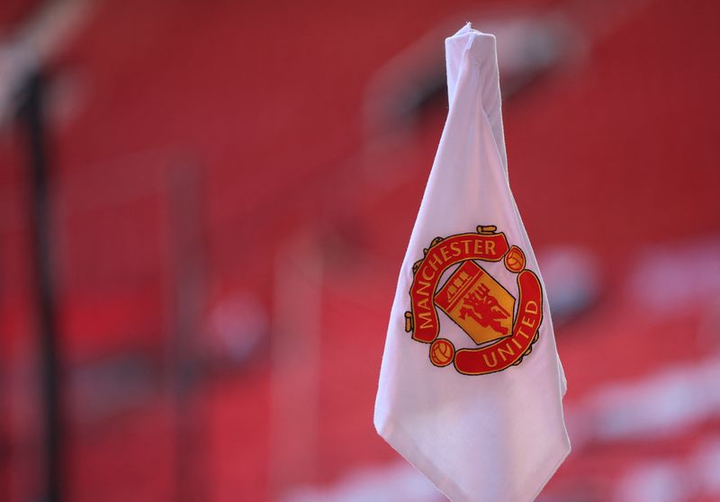 &copy; Reuters. Soccer Football - Premier League - Manchester United v Luton Town - Old Trafford, Manchester, Britain - November 11, 2023 General view of the corner flag inside the stadium before the match REUTERS/Phil Noble/File Photo