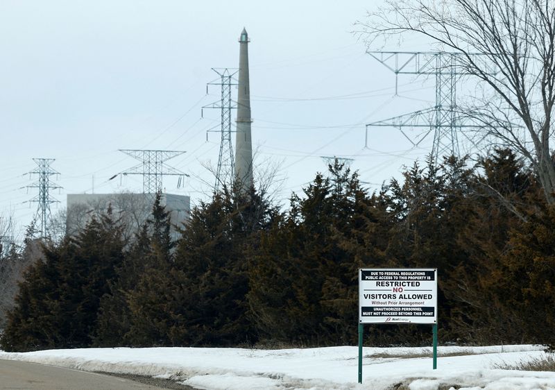 &copy; Reuters. FILE PHOTO: Xcel Energy's Monticello Nuclear Generating Plant is seen in Monticello, Minnesota, U.S. March 27, 2023. REUTERS/Adam Bettcher/File Photo