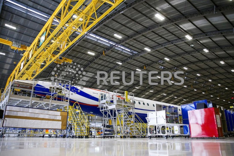 &copy; Reuters. Fábrica da Embraer em São José dos Campos, São Paulo
30/05/2022. REUTERS/Carla Carniel