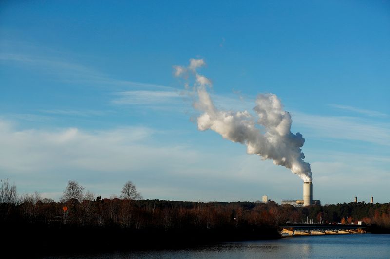 &copy; Reuters. A view of Duke Energy's Marshall Power Plant in Sherrills Ford, North Carolina, U.S. November 29, 2018. REUTERS/Chris Keane/File Photo