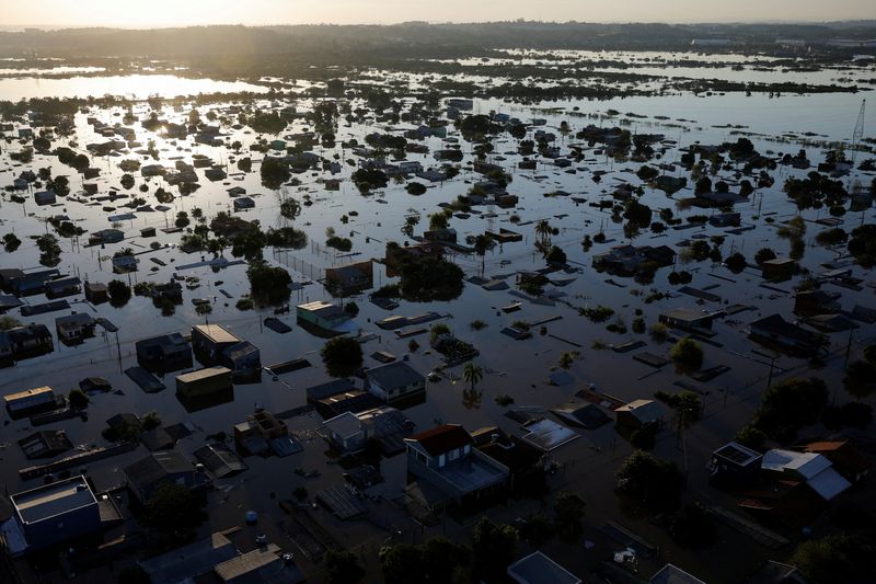 &copy; Reuters. Enchente em Canoas, no Rio Grande do Sul
 6/5/2024    REUTERS/Amanda Perobelli