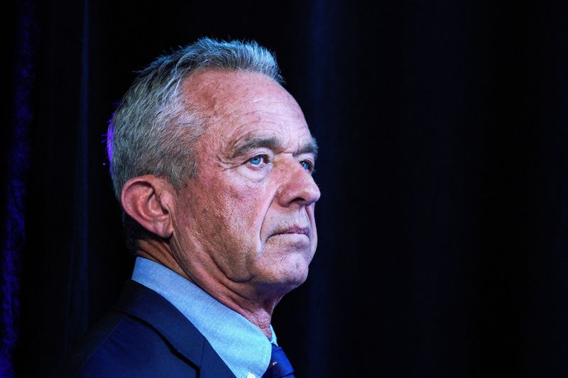 &copy; Reuters. FILE PHOTO: Robert F. Kennedy Jr. attends a press conference in New York, U.S., May 1, 2024. REUTERS/Eduardo Munoz/File Photo