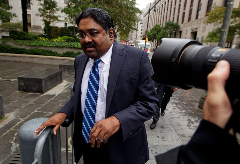&copy; Reuters. FILE PHOTO: Galleon hedge fund founder Raj Rajaratnam departs Manhattan Federal Court in New York October 13, 2011.. REUTERS/Lucas Jackson/File Photo