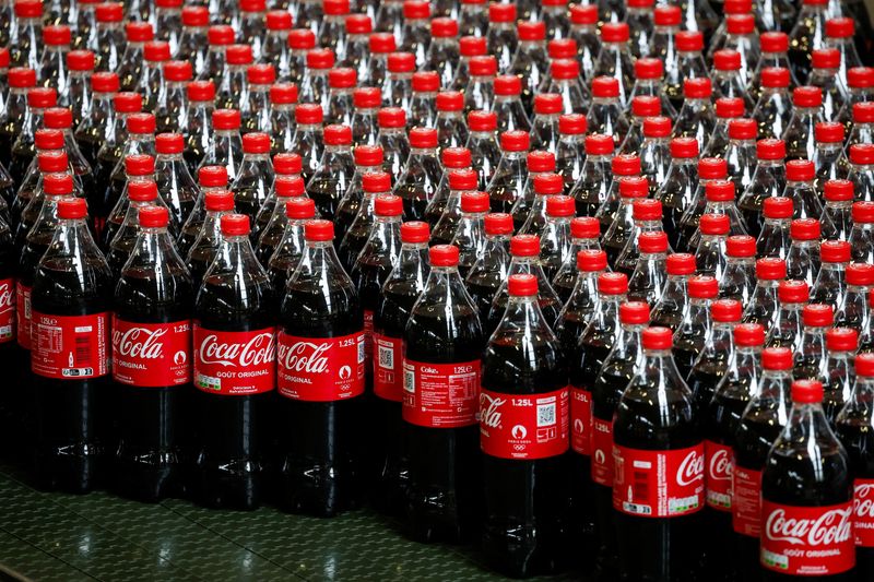 &copy; Reuters. Garrafas de Coca-Cola
07/05/2024
REUTERS/Benoit Tessier