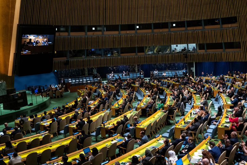 &copy; Reuters. Assembleia geral da ONU em Nova York 
 10/5/2024   REUTERS/Eduardo Munoz
