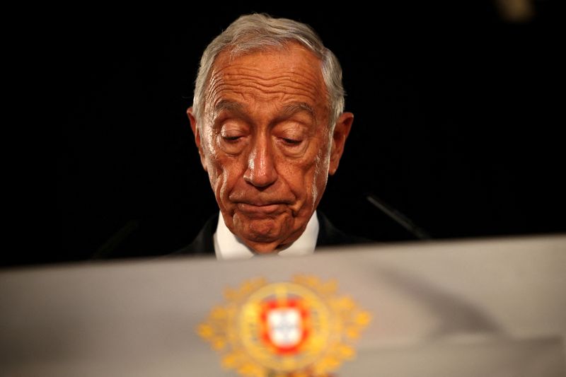 &copy; Reuters. Presidente de Portugal Marcelo Rebelo de Sousa
 9/11/2023   REUTERS/Pedro Nunes