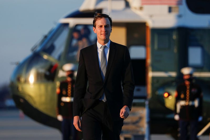 &copy; Reuters. FILE PHOTO: White House Senior Advisor and son in law to U.S. President Donald Trump Jared Kushner walks towards Air Force One at Joint Base Andrews in Maryland, U.S., December 23, 2020. REUTERS/Tom Brenner/File Photo