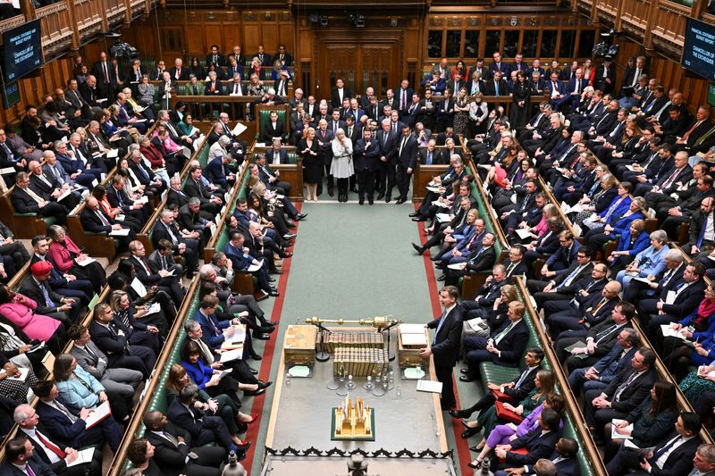 &copy; Reuters. Parlamento britânico em Londres
06/03/2024. Andy Bailey/Handout via REUTERS/File Photo