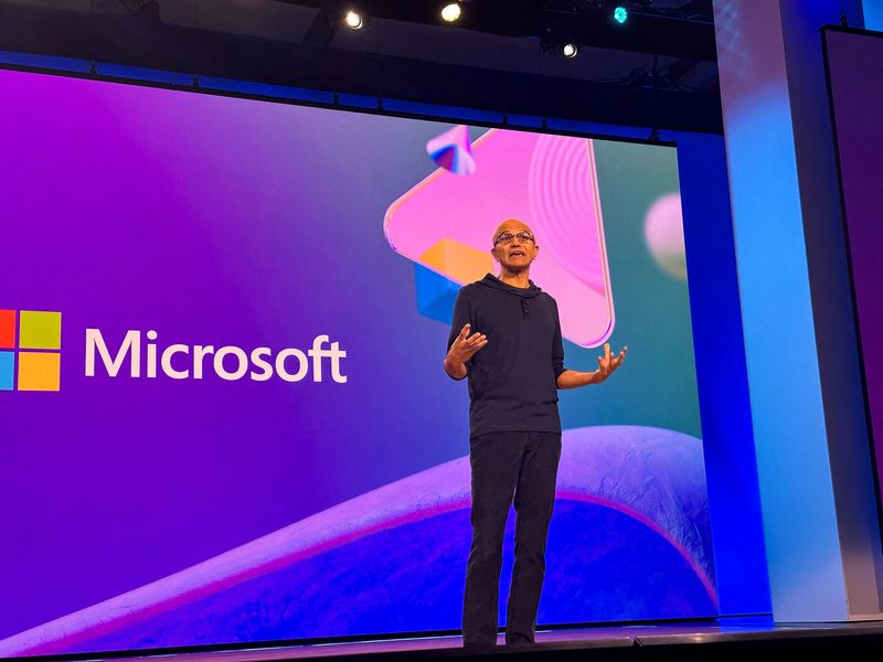 &copy; Reuters. CEO da Microsoft, Satya Nadella, em conferência anual da companhia para desenvolvedores em Seattle, Washington, EUA
21/5/2024 REUTERS/Max Cherney