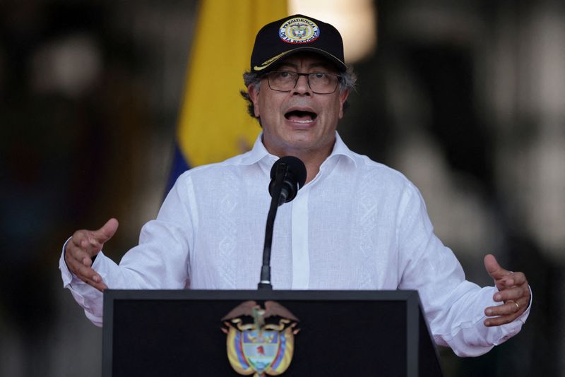 &copy; Reuters. Presidente da Colômbia, Gustavo Petro
14/02/2024
REUTERS/Luisa Gonzalez/File Photo