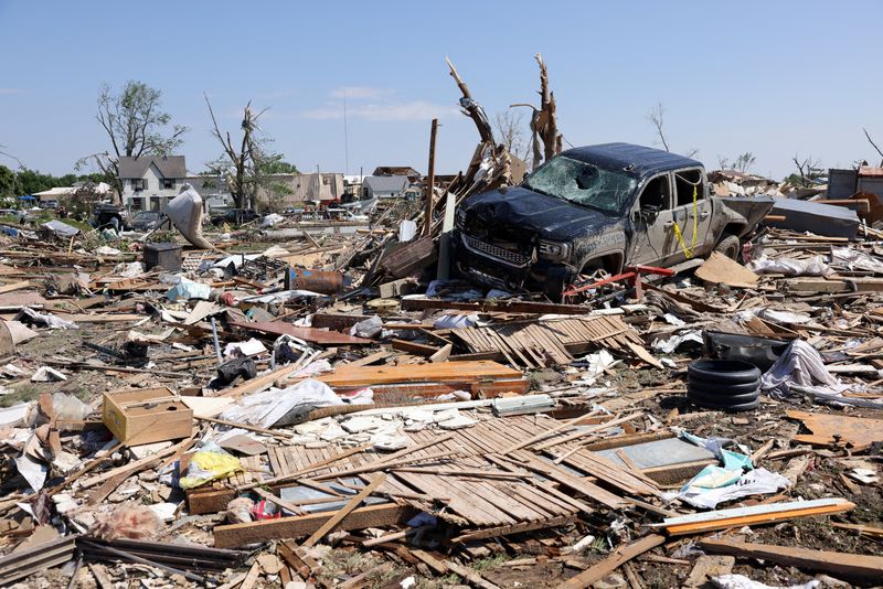 © Reuters. Danos no dia seguinte a tornado em Greenfield, Iowa
22/05/2024
REUTERS/Scott Morgan