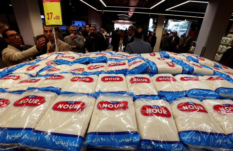 &copy; Reuters. Açúcar em supermercado no Egito