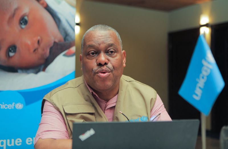 &copy; Reuters. Garry Conille, UNICEF's Regional Director for Latin America and the Caribbean, speaks during an interview with Reuters, in Port-au-Prince, Haiti January 27, 2023. REUTERS/Ralph Tedy Erol/File Photo