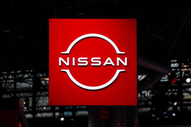 &copy; Reuters. FILE PHOTO: A Nissan logo is seen at the New York International Auto Show Press Preview, in Manhattan, New York City, U.S., March 27, 2024. REUTERS/David Dee Delgado/File Photo