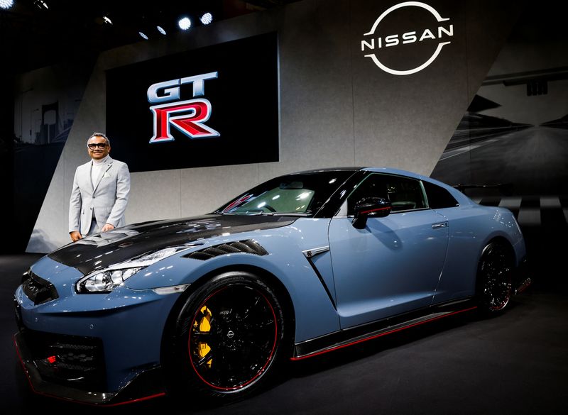 &copy; Reuters. Nissan Motor Corporation's COO Ashwani Gupta attends an event to unveil its new Nissan GT-R at Tokyo Auto Salon 2023 at Makuhari Messe in Chiba, east of Tokyo, Japan January 13, 2023. REUTERS/Kim Kyung-Hoon/File Photo